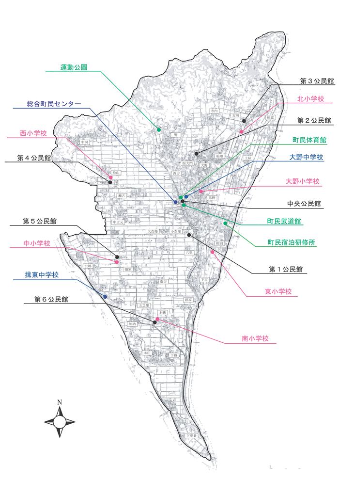 AED設置箇所　位置図