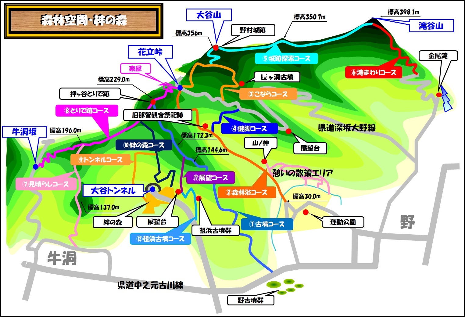 森林空間ルートマップ