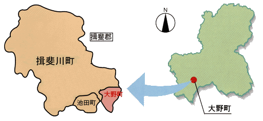大野町の位置